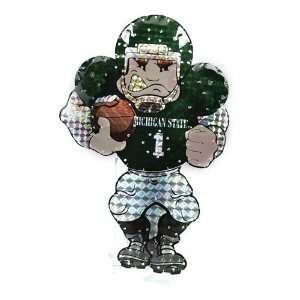Michigan State Spartans 44 Light Up Player Lawn Figure   NCAA College 