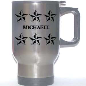  Personal Name Gift   MICHAELL Stainless Steel Mug (black 