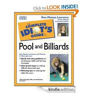 The Complete Idiots Guide to Pool and Billiards Ewa Matay Laurence 