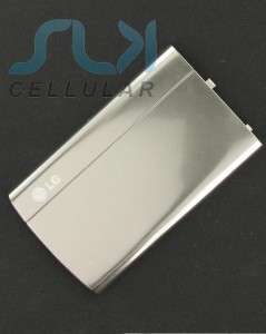 Mint OEM LG CT810 INCITE Silver Battery Back Door Cover  