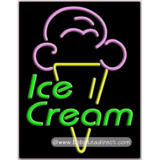Ice Cream Neon Sign (31H x 24L x 3D)