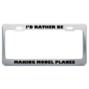   Making Model Planes Metal License Plate Frame Tag Holder Automotive
