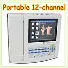 Portable Digital 12 channel Electrocardiograph ECG Machine EKG Machine 