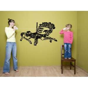  Merry Go Round Horse Huge Wall Vinyl Decal Everything 