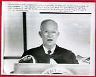 1959 President Eisenhower at Gettysburg Pennsylvania 8x9 Original 