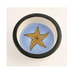  Melia Starfish Design Ceramic Dog Bowl MEDIUM: Kitchen 
