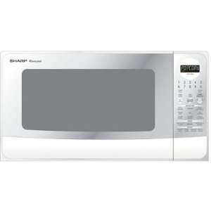 1100 Watt Full Size Sensor Microwave Oven (White)  Kitchen 