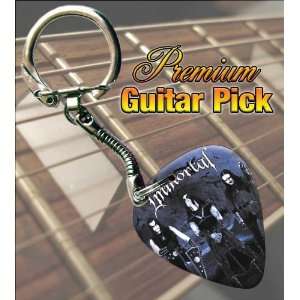  Immortal Premium Guitar Pick Keyring Musical Instruments
