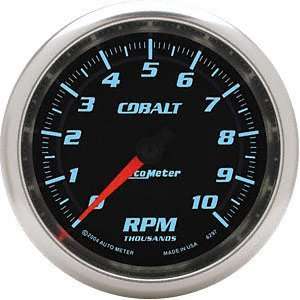   Auto Meter 6297 Cobalt 3 3/8 10000 RPM In Dash Tachometer: Automotive