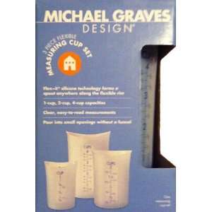    Michael Graves 3 Piece Flexible Measuring Cup Set 