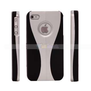   Hybrid 3 Piece Hard Skin Case Cover for Apple iPhone 4 4G  