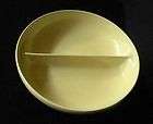 Iroquois Casual China Russel Wright Divided Serving Bowl Lemon Yellow