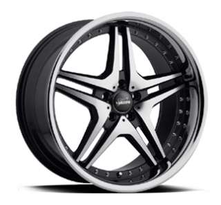 19 STAGGERED VERTINI HENNESSEY WHEELS 5X114.3 +35 MACHINED FACE 