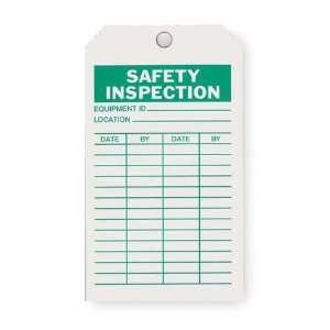   Tags Inspection Tag,Safety Inspection,Pk 10