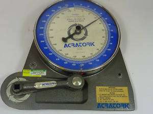 AcraTork Dial Torque Analyzer 0 200lbf Model L2  WOW   