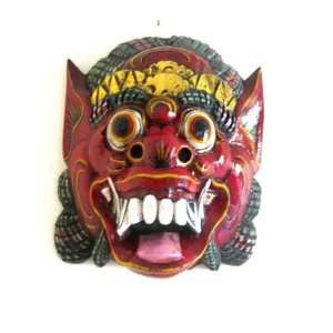   Wall Mask Wall Decor  Hindu God Wall Decor  Bali Mask