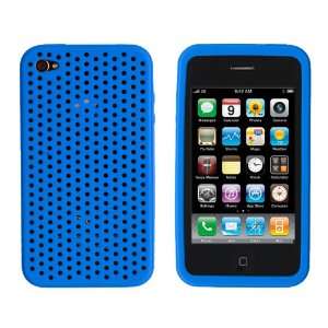  Sponge Case for iPhone 4 / 4G   Light Blue  Players & Accessories