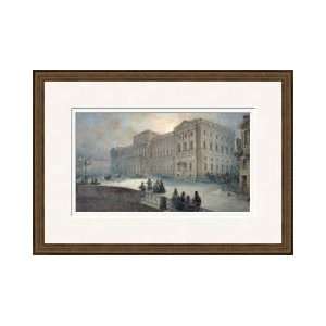  View Of The Mariinsky Palace In Winter 1863 Framed Giclee 
