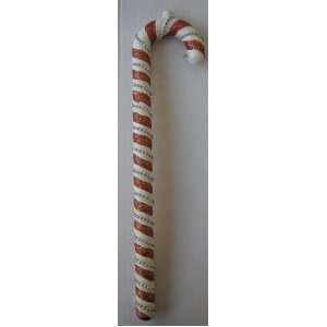  13 1/2 inch Christmas Xmas Holiday Candy Cane with Beads 