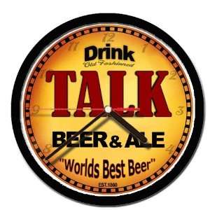  TALK beer and ale cerveza wall clock 