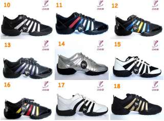 OBS Dance Jazz Hip Hop Aerobic Sneakers Shoes 22 Colors  