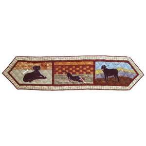  Patch Magic Black Lab Table Runner, 72 Inch by 16 Inch 