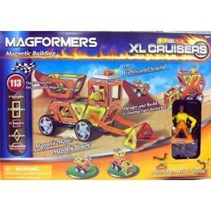   MAGFORMERS XL CRUISERS CONSTRUCTION SET w/ LIGHTS & SOUNDS Toys