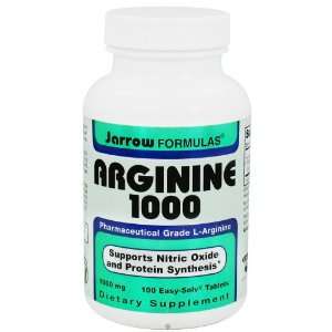 Jarrow Formulas L Arginine 100 Vegetarian Tablets