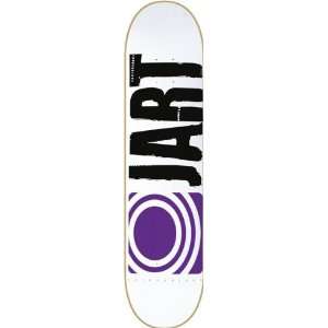  Jart Basic Deck 8.0 White Purple Skateboard Decks: Sports 