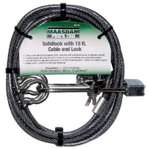  Maasdam MPT100 Solid lock with 15 Feet Cable and Lock 