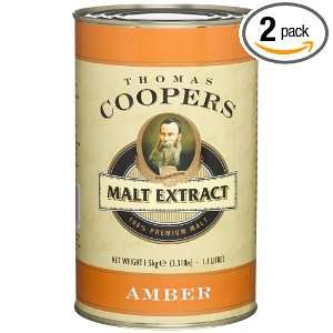 Coopers Malt Extract Amber, 3.3 Pound Cans (Pack of 2)  