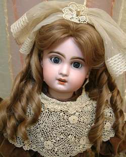 24 JUMEAU BEBE ANTIQUE FRENCH DOLL WITH RARE SLEEP EYES GREAT 