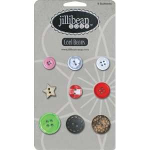   Christmas Cool Beans Buttons (Jillibean Soup): Arts, Crafts & Sewing