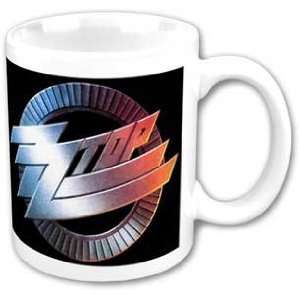  ZZ Top Circle Logo White Mug ZZMUG01