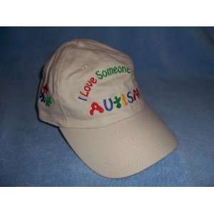    I Love Someone with Autism Embroidered Hat Cap: Everything Else