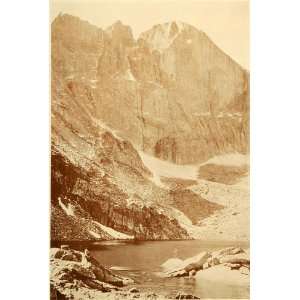  1923 Print Chasm Lake Longs Peak Denver Colorado Rocky 