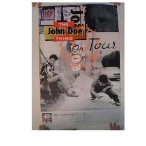  The John Doe Thing Poster Tour X 