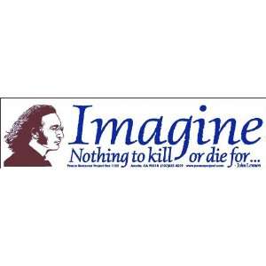  Imagine nothing to kill or die for  John Lennon fridge 