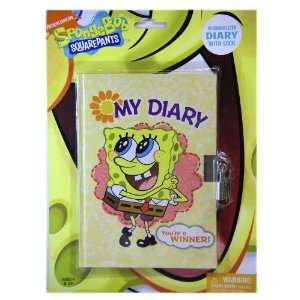   Diary With Lock   Spongebob Squarepants Journal   My Diary Toys