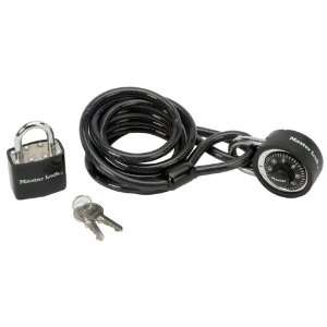  Master Lock Cable Combo Bicycle Lock (5 Foot) Sports 