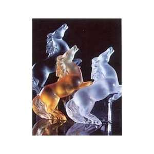  Lalique Crystal Esprit Clear Rearing Horse 12065