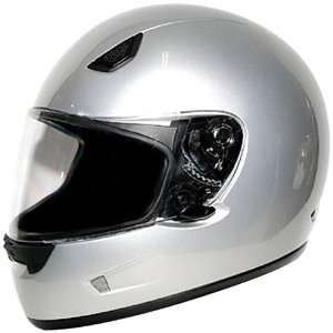  THH TS 38 Solid Light Silver X Large Full Face Helmet 