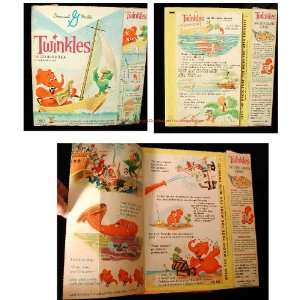 General Mills Twinkles Cereal Box 1960s Collecctible buried treasure