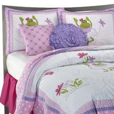 Quilt Set LILY FROG 100% Cotton TWIN/FULL New Worldwide  