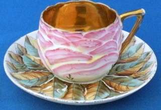   Imperial Russian Porcelain tea cup & saucer by Kuznetsov(Very Rare