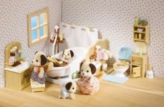 Calico Critters House Furniture Bathroom Kitchen Lot  