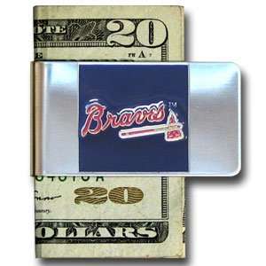  Large MLB Money Clip   Atlanta Braves: Sports & Outdoors