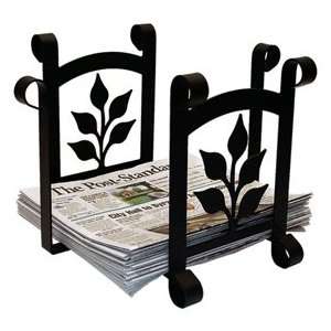 Leaf Magazine & Newspaper Rack/Recycle Bin: Home & Kitchen