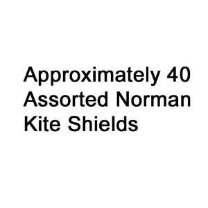   Miniatures   Dark Ages Norman Kite Shields (approx 40) Toys & Games