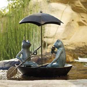  Drifting Frogs Garden Statue   Frontgate Patio, Lawn 
